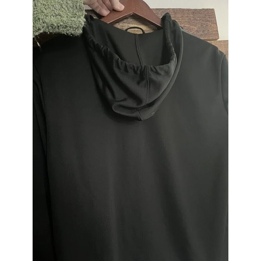 reebok zip up hoodie lightweight Large black Playdry - Picture 5 of 7